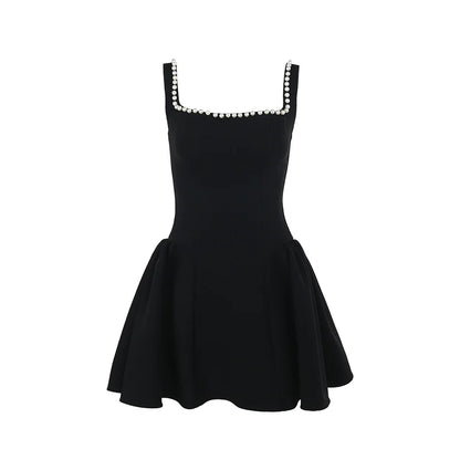 Piper Pearl Square Neck Dress